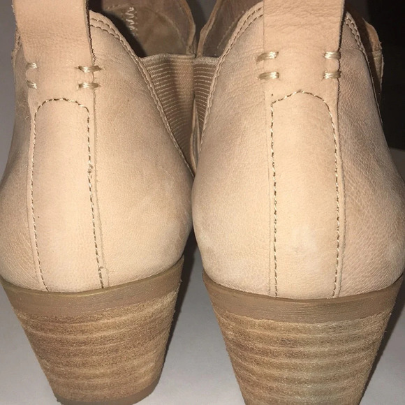 Sole Society Nancy Tan Stacked Heel Booties - Picture 6 of 7